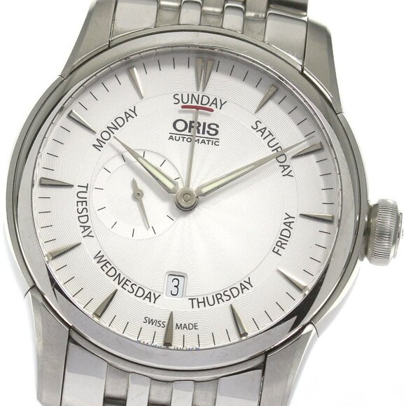 ORIS Artelier 7666 Pointer date Silver Dial Automatic Men's Watch_863976 - Picture 1 of 11